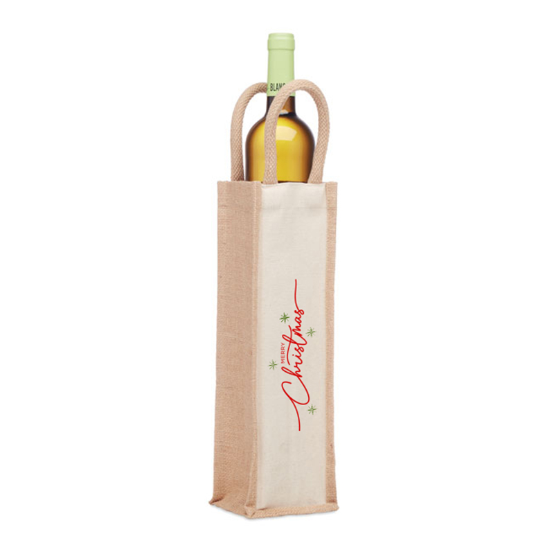 Canvas wine bag | Christmas